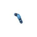 Picture of 8AN 45 Degree Flare Bulkhead Adapter Fitting With Blue Finish