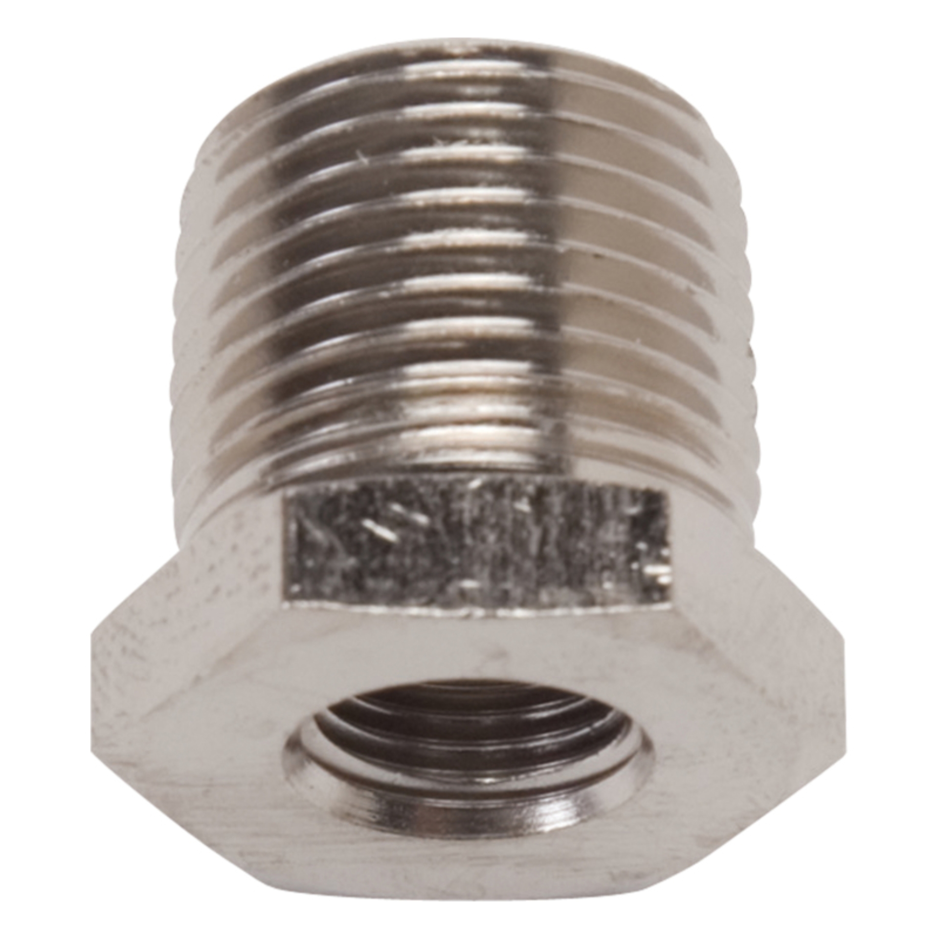 Picture of 1/4" Male To 1/8" Female Pipe Bushing Reducer Adapter Fitting With Endura Finish