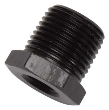 Picture of 3/8" Male To 1/8" Female Pipe Bushing Reducer Adapter Fitting With Black Finish