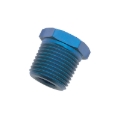 Picture of 3/8" Male To 1/8" Female Pipe Bushing Reducer Adapter Fitting With Blue Finish
