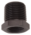 Picture of 3/8" Male To 1/4" Female Pipe Bushing Reducer Adapter Fitting With Black Finish