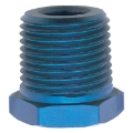 Picture of 1/4" Male To 1/8" Female Pipe Bushing Reducer Adapter Fitting With Blue Finish