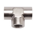 Picture of 1/8" Female NPT Pipe Tee Adapter Fitting With Endura Finish