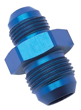 Picture of 8AN To 12AN Flare Reducer Adapter Fitting With Blue Finish