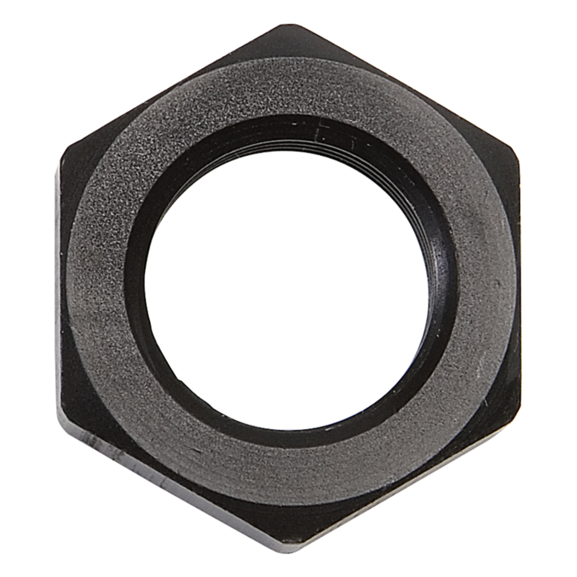 Picture of 10AN To 7/8" -14 Thread Bulkhead Nut Adapter Fitting With Black Finish