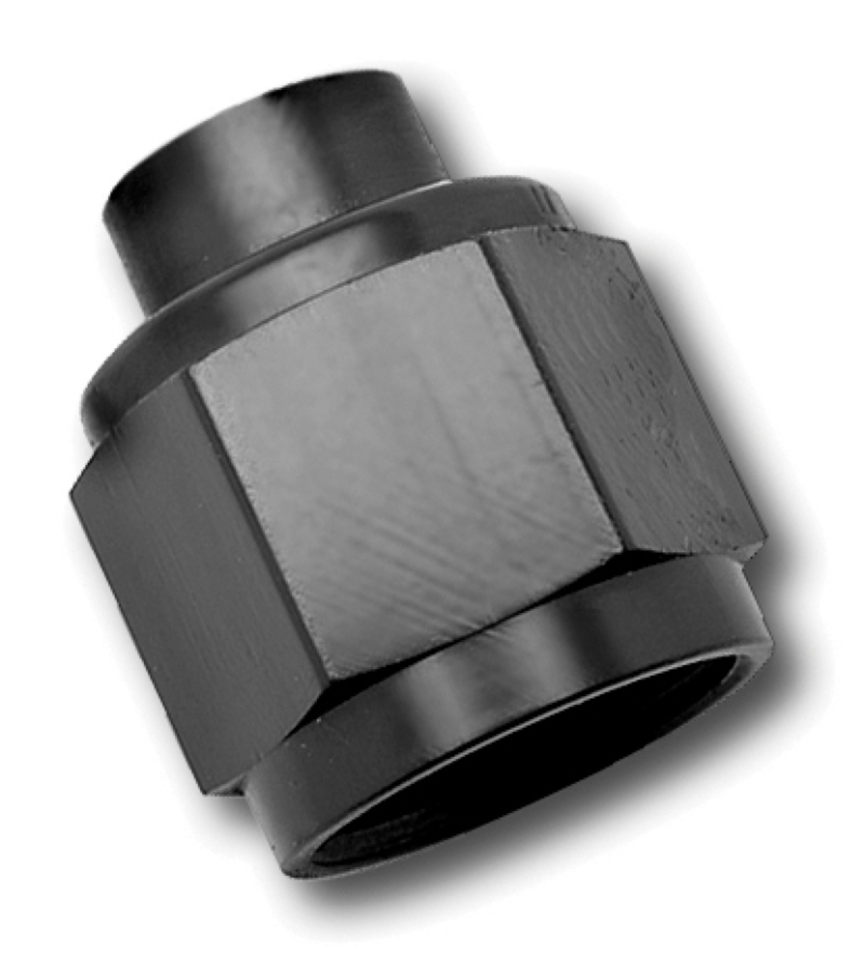Picture of 6AN Flare Cap Adapter Fitting With Black Finish