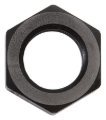 Picture of 12AN To 1 1/16" -12 Thread Bulkhead Nut Adapter Fitting With Black Finish