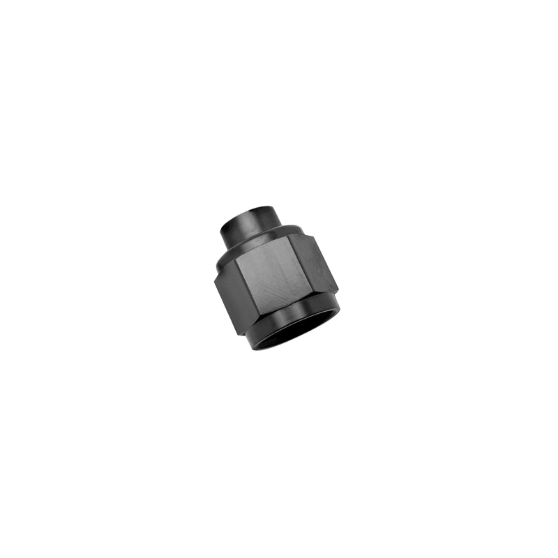 Picture of 8AN Flare Cap Adapter Fitting With Black Finish