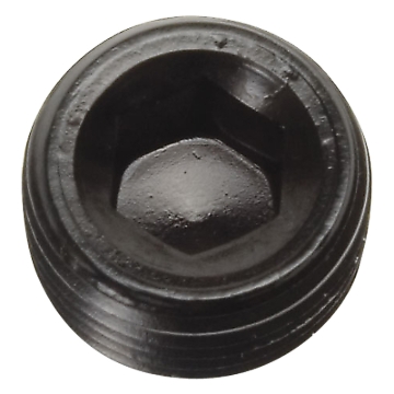 Picture of 1/2" Aluminum Allen Socket Plugs Adapter Fitting With Black Finish