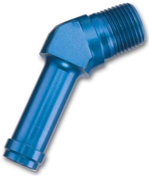 Picture of 8AN 45 Degree To 3/8" Pipe To 1/2" Tube Blue Finish