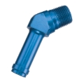 Picture of 8AN 45 Degree To 3/8" Pipe To 1/2" Tube Blue Finish
