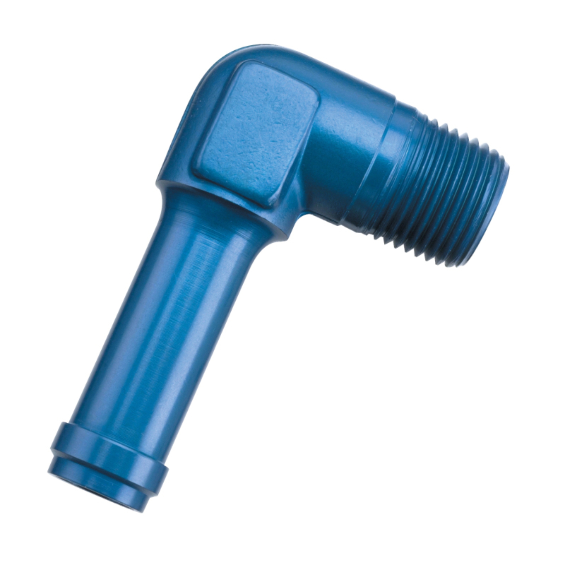 Picture of 4AN 90 Degree To 1/8" Pipe To 1/4" Tube Blue Finish