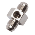 Picture of 6AN Flare Union Fuel Pressure Adapter With Endura Finish