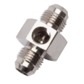 Picture of 8AN Flare Union Fuel Pressure Adapter With Endura Finish