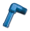 Picture of 6AN 90 Degree To 1/4" Pipe To 1/8" Tube Blue Finish