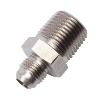 Picture of 6AN Straight Flare To 1/2" Pipe Adapter Fitting With Endura Finish