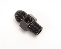 Picture of 8AN Flare To 3/8" Pipe Fuel Pressure Adapter With Black Finish