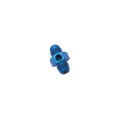 Picture of 8AN Flare To 3/8" Pipe Fuel Pressure Adapter With Blue Finish