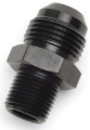 Picture of 6AN Male Flare To 1/2" NPT Male Adapter Fitting With Black Finish