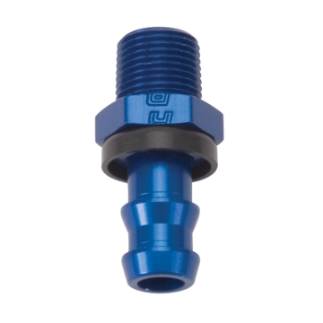 Picture of 3/8" Pipe To 3/8" Barb To Male NPT Blue Finish