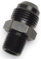 Picture of 6AN Male Flare To 1/2" NPT Male Adapter Fitting With Black Finish
