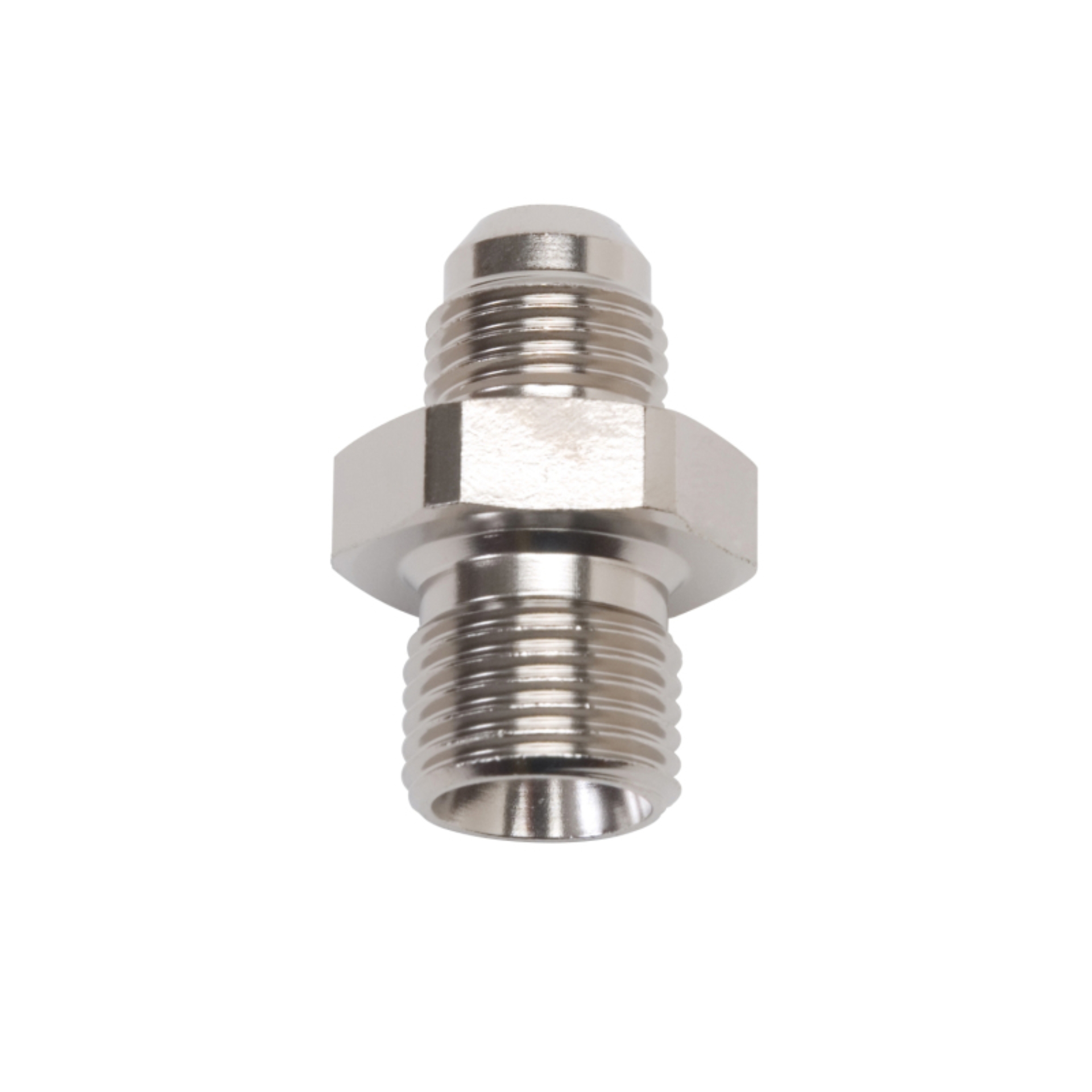 Picture of 4AN Flare To 10mm X 1.0 Metric Adapter Fitting With Endura Finish