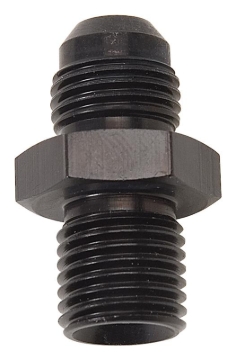 Picture of 6AN Flare To 12mm X 1.5 Metric Adapter Fitting With Black Finish