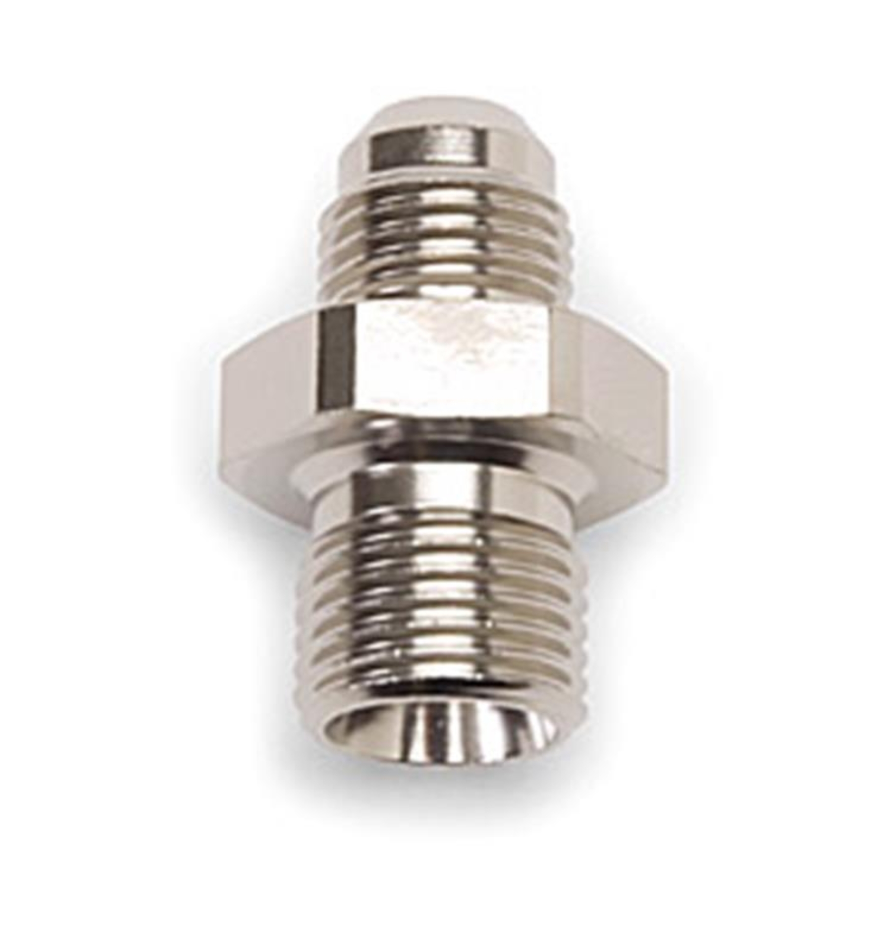 Picture of 6AN Flare To 16mm X 1.5 Metric Adapter Fitting With Endura Finish