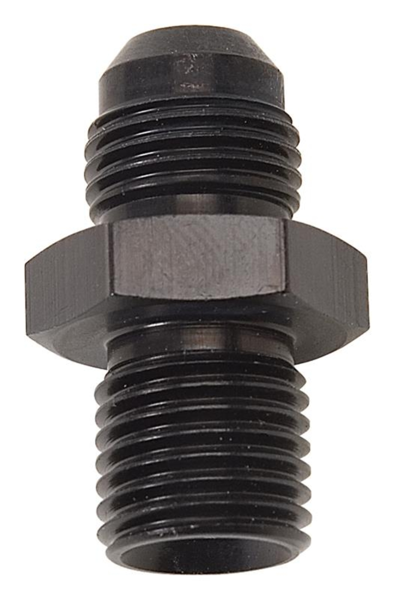 Picture of 6AN Flare To 14mm X 1.5 Metric Adapter Fitting With Black Finish