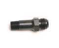 Picture of 12AN To 1/2" NPT Long (Steel) Radius Port O-Ring Boss Adapter With Black Finish