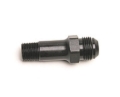 Picture of 12AN To 1/2" NPT Long (Steel) Radius Port O-Ring Boss Adapter With Black Finish