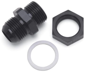 Picture of 12AN Fuel Cell Bulkhead Fitting With Black Finish