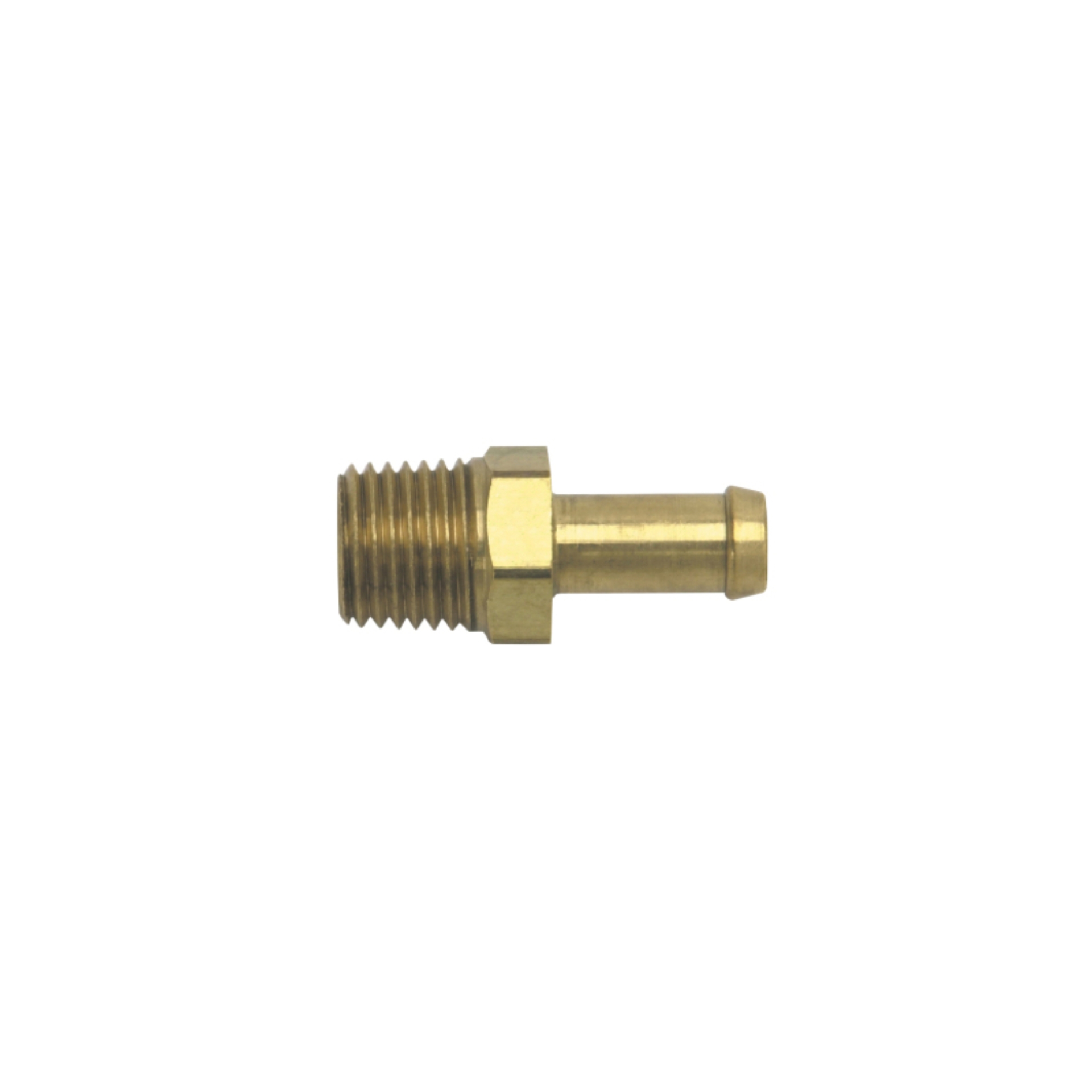 Picture of 1/4 NPT X 10mm Hose Single Barb Manifold Brass Adapter Fitting