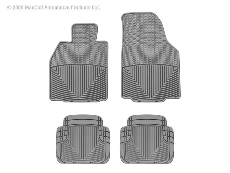 Picture of WeatherTech 05-11 Porsche 911 Front and Rear Rubber Mats - Grey