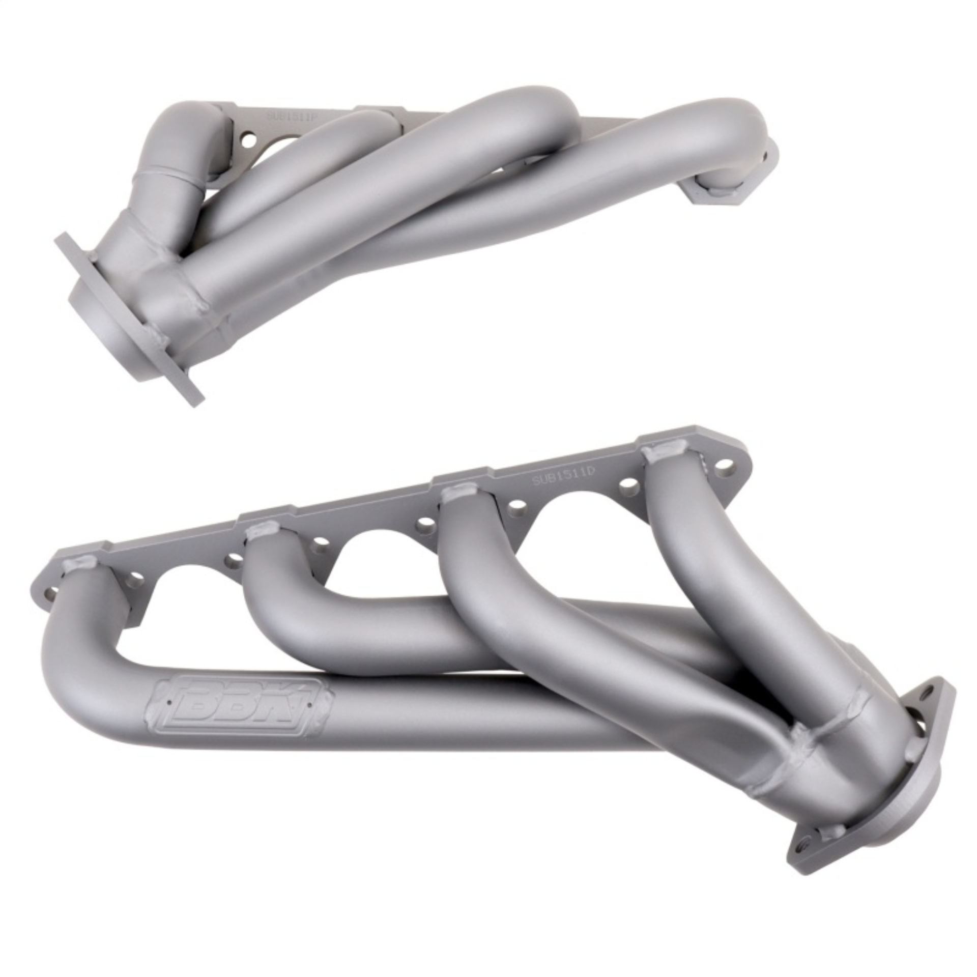 Picture of BBK 79-93 Mustang 351 Swap Shorty Unequal Length Exhaust Headers - 1-5/8 Titanium Ceramic