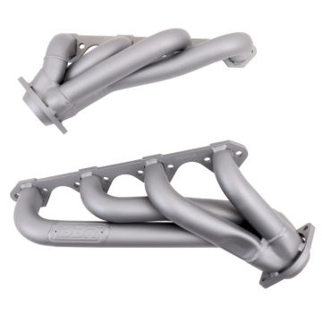 Picture of BBK 79-93 Mustang 351 Swap Shorty Unequal Length Exhaust Headers - 1-5/8 Titanium Ceramic