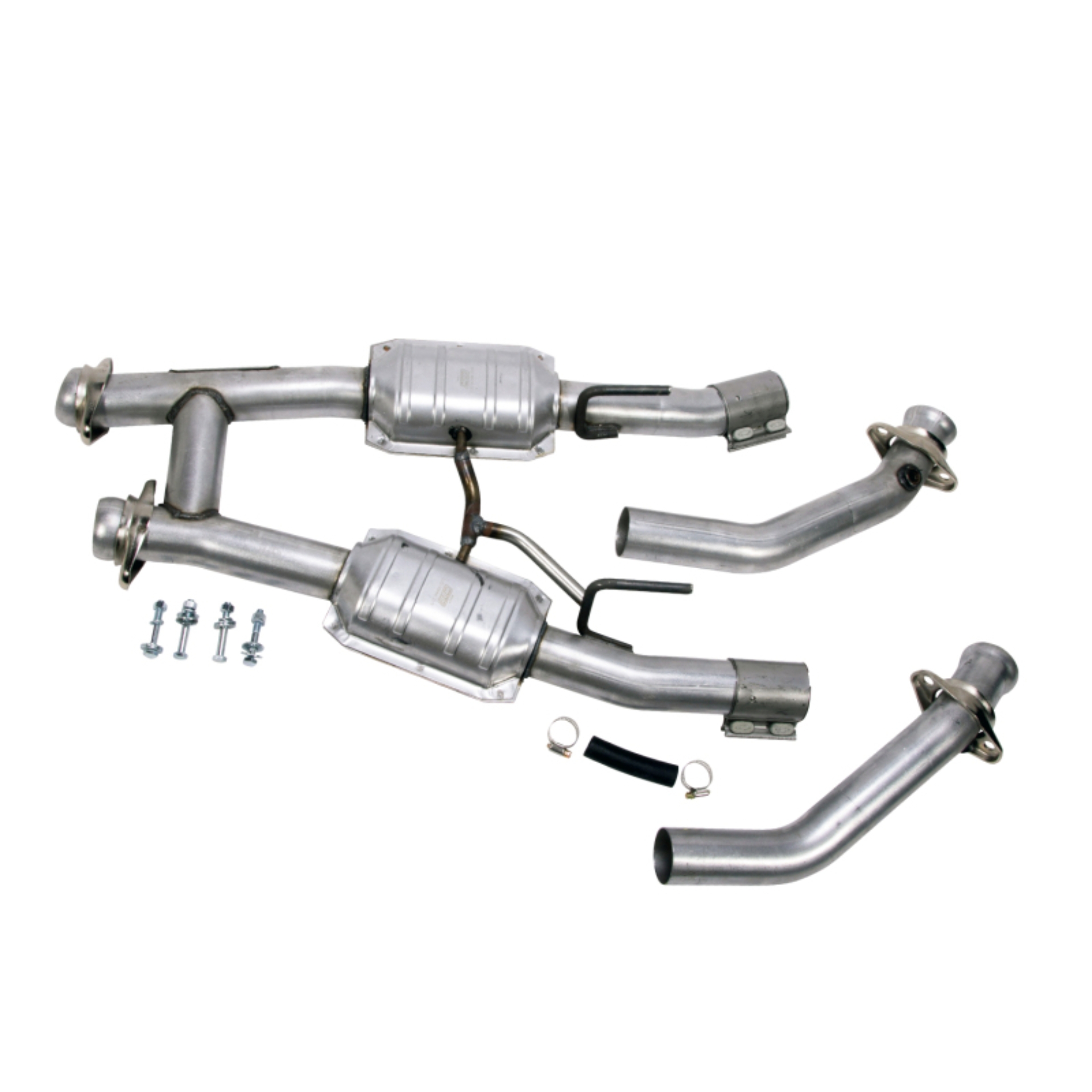 Picture of BBK 86-93 Mustang 5.0 High Flow H Pipe With Catalytic Converters - 2-1/2