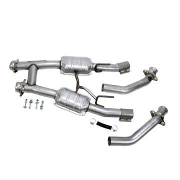 Picture of BBK 86-93 Mustang 5.0 High Flow H Pipe With Catalytic Converters - 2-1/2