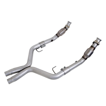 Picture of BBK 05-10 Mustang 4.6 GT High Flow X Pipe With Catalytic Converters - 2-3/4
