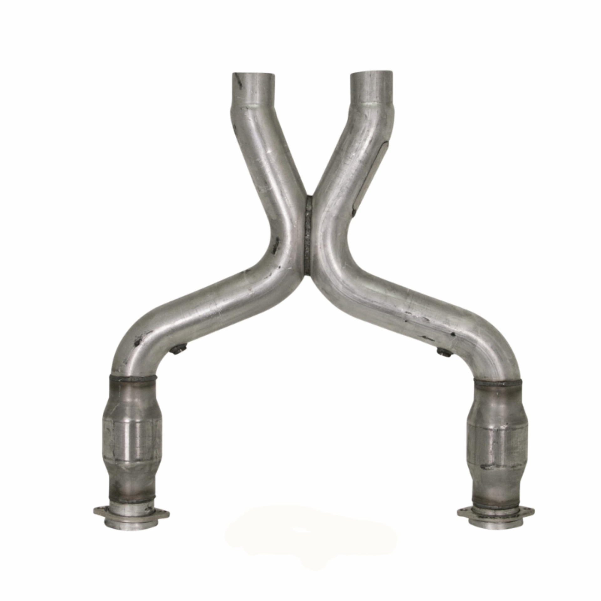 Picture of BBK 11-14 Mustang 5.0 Short Mid X Pipe With Catalytic Converters 3.0 For BBK Long Tube Headers