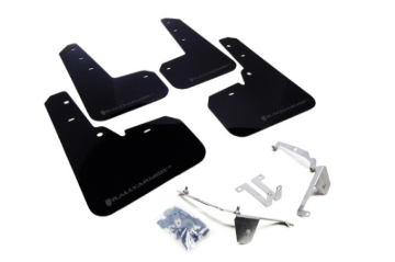 Picture of Rally Armor 13-17 Subaru Crosstrek XV Black UR Mud Flap w/Grey Logo