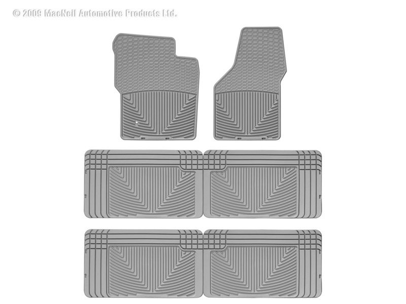 Picture of WeatherTech 00-05 Ford Excursion Front/Rear/and Rear Rubber Mats - Grey