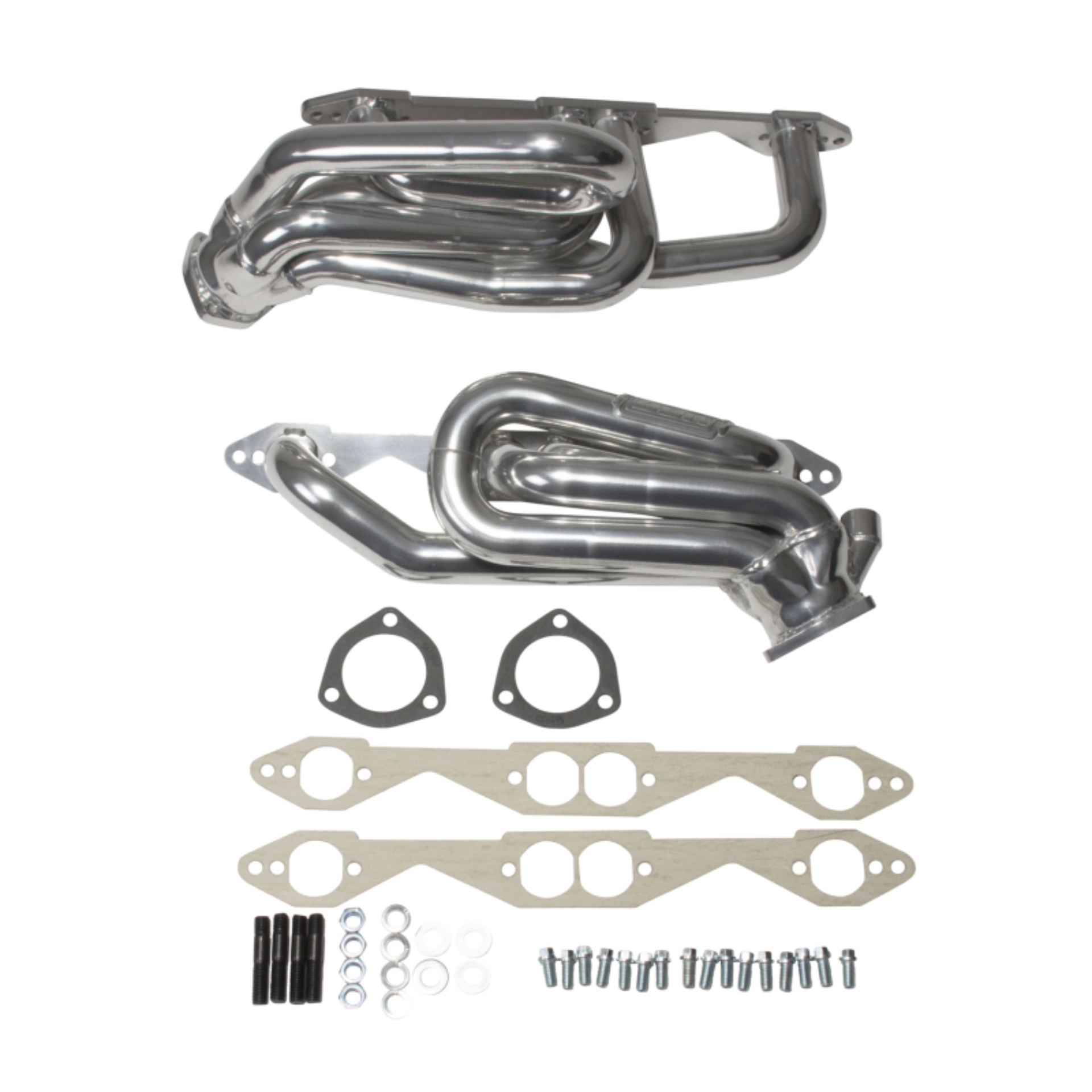 Picture of BBK 96-98 GM Truck SUV 5.0 5.7 Shorty Tuned Length Exhaust Headers - 1-5/8 Silver Ceramic