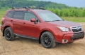 Picture of Rally Armor 14-18 Subaru Forester Black Mud Flap w/ Red Logo