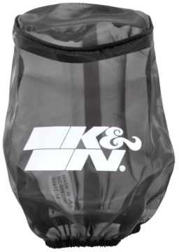 Picture of K&N 4.5in Base ID x 3.5in Top ID x 6in H - Black - Round Tapered - Drycharger Air Filter Wrap
