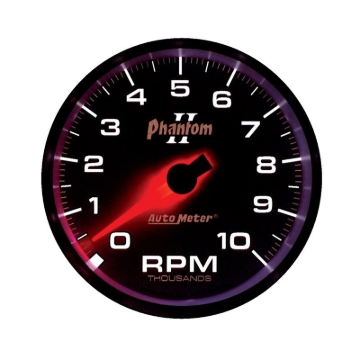 Picture of Autometer Phantom II 3-3/8in 10000 RPM In-Dash Tachometer