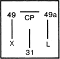 Picture of Hella 4 Pin High Capacity Flasher Unit 24V