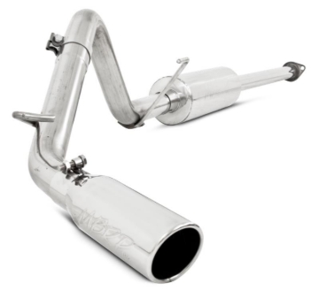 Picture of MBRP 05-13 Toyota Tacoma 4.0L EC/CC Cat Back Single Exit Aluminized Exhaust