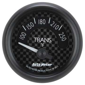 Picture of Autometer GT Series 52mm Short Sweep Electronic 100-250 Deg F Transmission Temperature