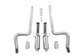 Picture of MBRP 11-14 Ford Mustang GT 5.0L Dual Split Rear Street Version T409 3in Cat Back Exhaust System